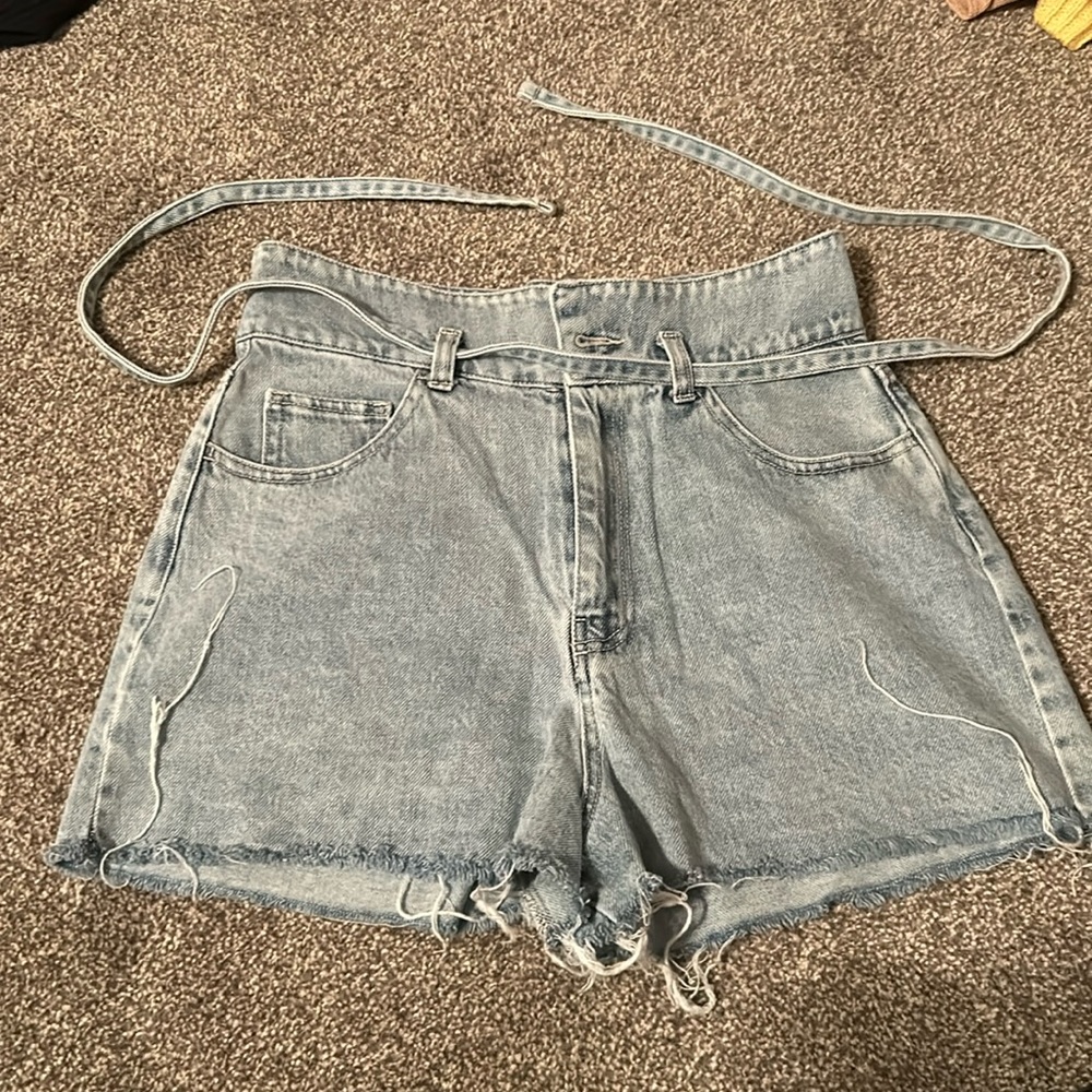 forever 21 paper bag shorts